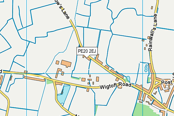 PE20 2EJ map - OS VectorMap District (Ordnance Survey)