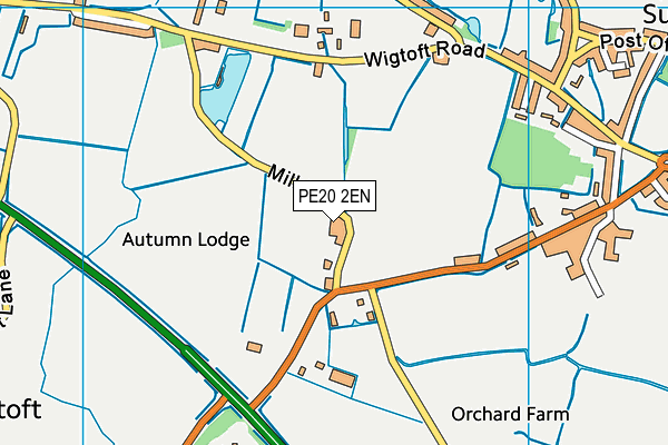 PE20 2EN map - OS VectorMap District (Ordnance Survey)