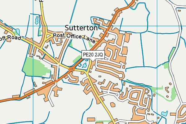 PE20 2JQ map - OS VectorMap District (Ordnance Survey)