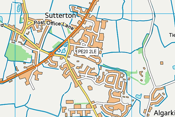 PE20 2LE map - OS VectorMap District (Ordnance Survey)
