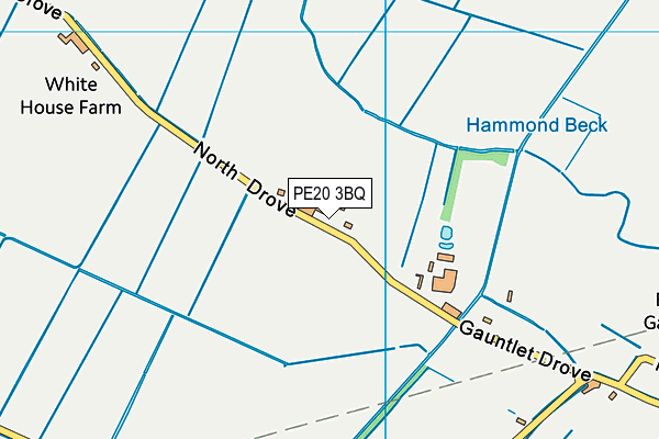 PE20 3BQ map - OS VectorMap District (Ordnance Survey)