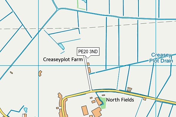 PE20 3ND map - OS VectorMap District (Ordnance Survey)