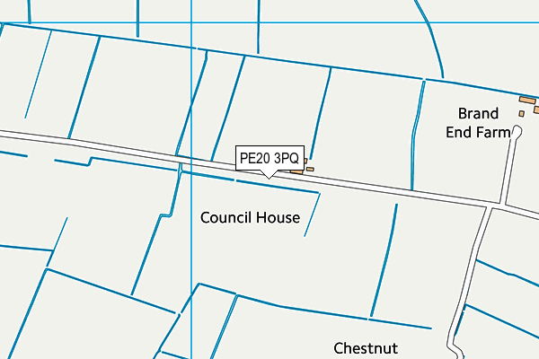 PE20 3PQ map - OS VectorMap District (Ordnance Survey)
