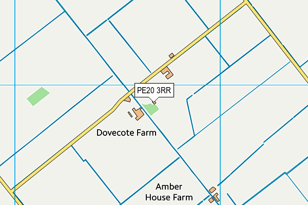PE20 3RR map - OS VectorMap District (Ordnance Survey)