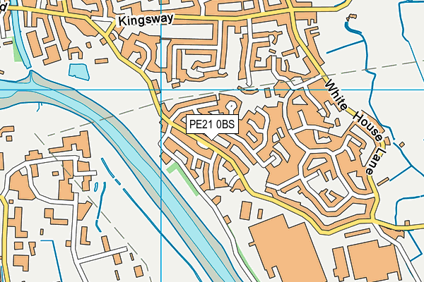 PE21 0BS map - OS VectorMap District (Ordnance Survey)