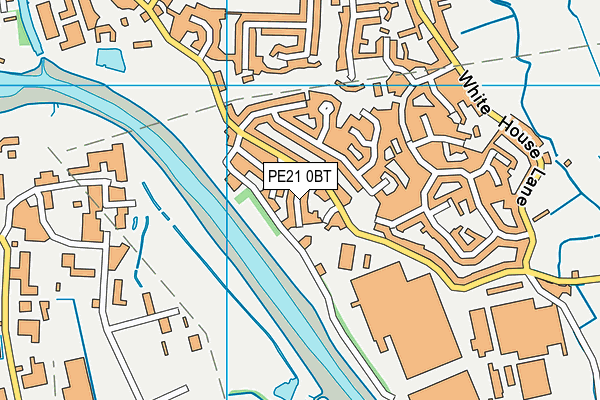 PE21 0BT map - OS VectorMap District (Ordnance Survey)