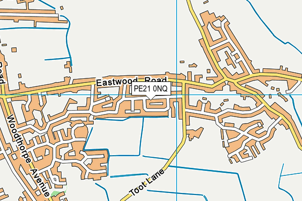 PE21 0NQ map - OS VectorMap District (Ordnance Survey)