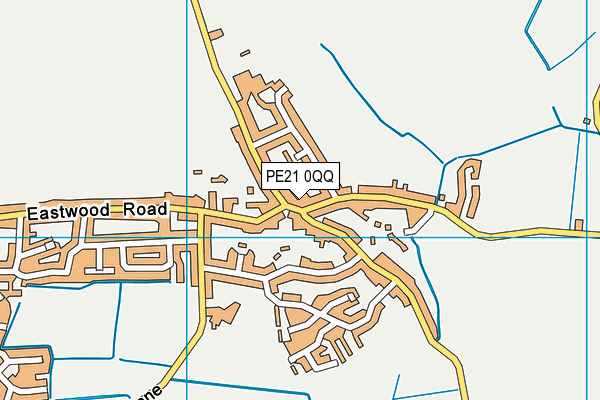 PE21 0QQ map - OS VectorMap District (Ordnance Survey)