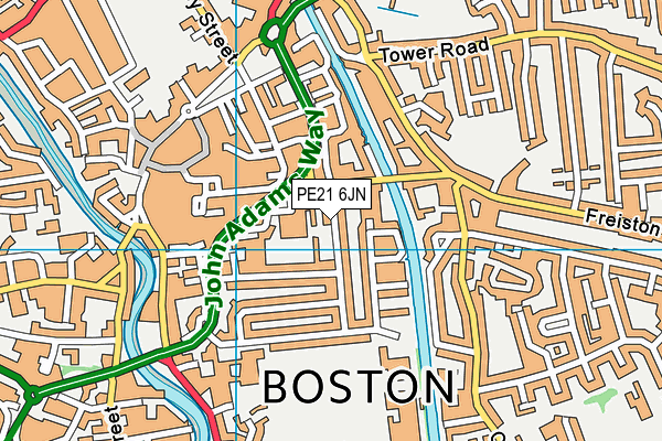 Map of FAST LINE BOSTON LTD at district scale