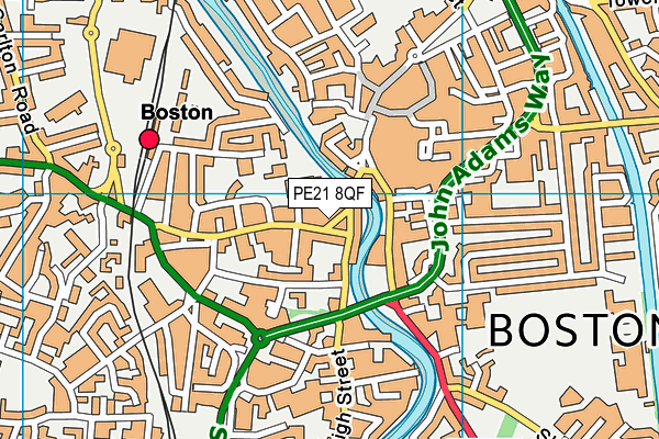Map of BOSTON TRANSLATION SERVICES LTD at district scale