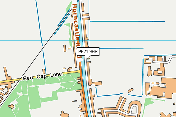 PE21 9HR map - OS VectorMap District (Ordnance Survey)