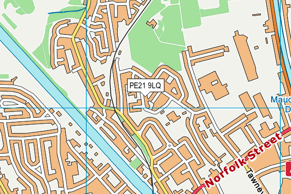Park Academy map (PE21 9LQ) - OS VectorMap District (Ordnance Survey)