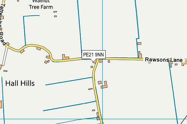 PE21 9NN map - OS VectorMap District (Ordnance Survey)