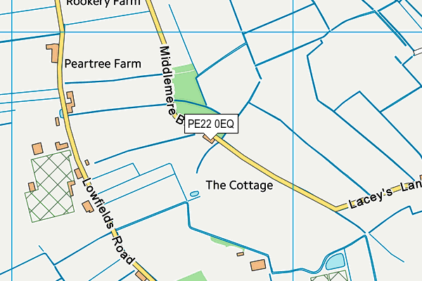 PE22 0EQ map - OS VectorMap District (Ordnance Survey)