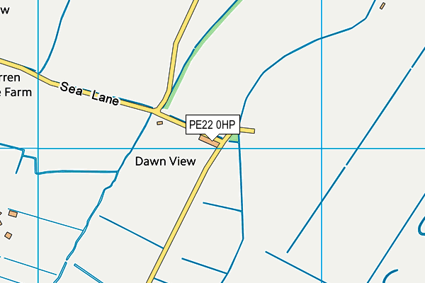 PE22 0HP map - OS VectorMap District (Ordnance Survey)