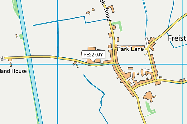 PE22 0JY map - OS VectorMap District (Ordnance Survey)