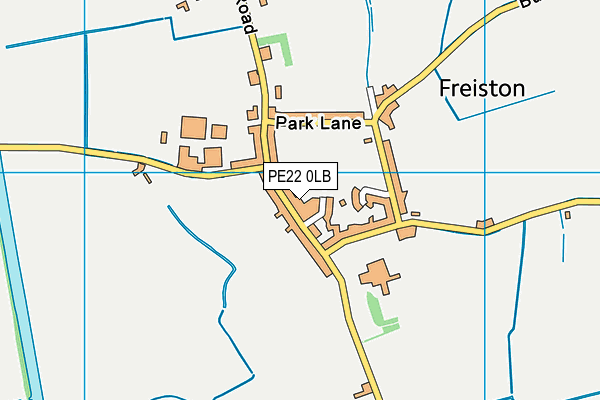 PE22 0LB map - OS VectorMap District (Ordnance Survey)