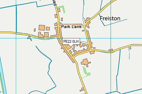 Danny Flear Centre map (PE22 0LH) - OS VectorMap District (Ordnance Survey)