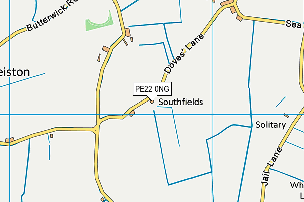 PE22 0NG map - OS VectorMap District (Ordnance Survey)