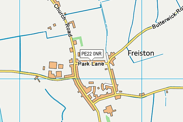 PE22 0NR map - OS VectorMap District (Ordnance Survey)
