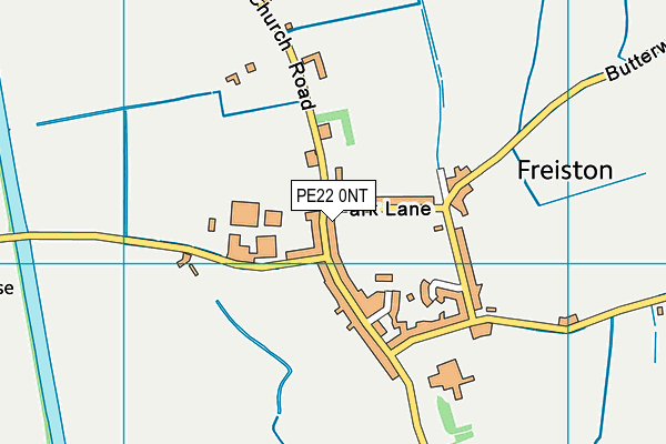 PE22 0NT map - OS VectorMap District (Ordnance Survey)