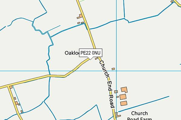 PE22 0NU map - OS VectorMap District (Ordnance Survey)