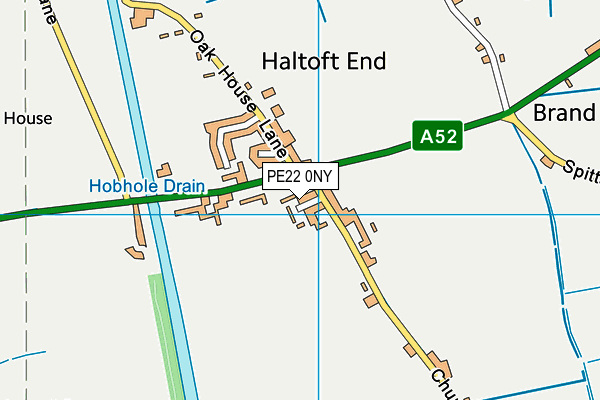 PE22 0NY map - OS VectorMap District (Ordnance Survey)