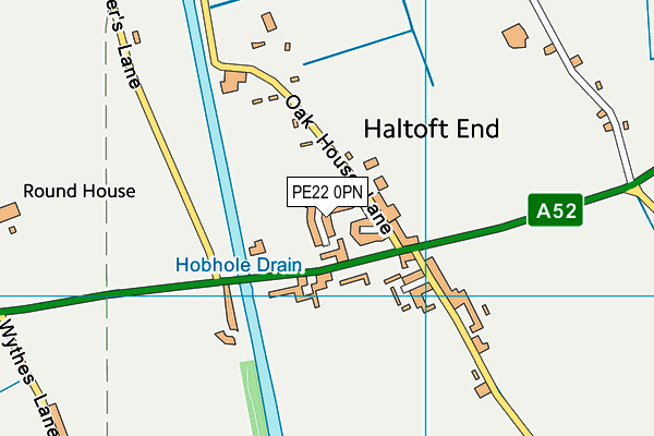 PE22 0PN map - OS VectorMap District (Ordnance Survey)