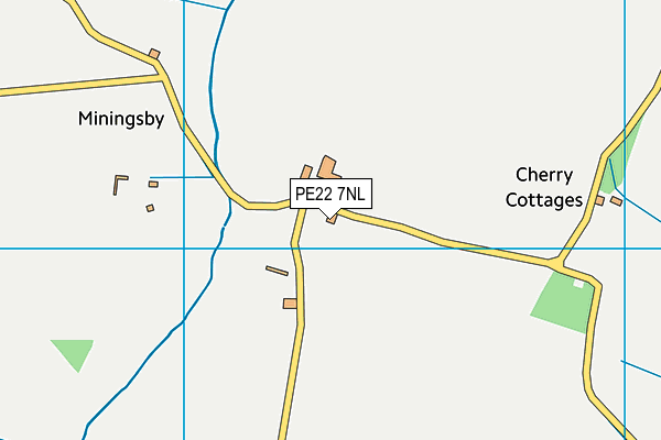 PE22 7NL map - OS VectorMap District (Ordnance Survey)