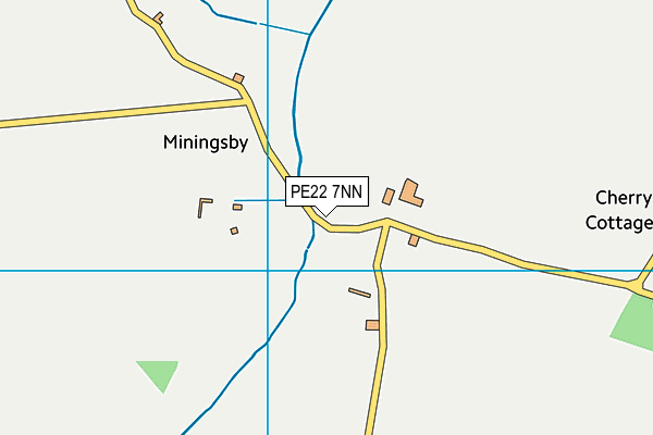 PE22 7NN map - OS VectorMap District (Ordnance Survey)