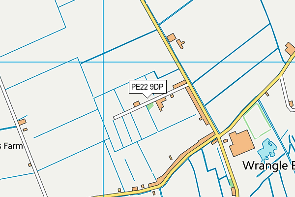 PE22 9DP map - OS VectorMap District (Ordnance Survey)