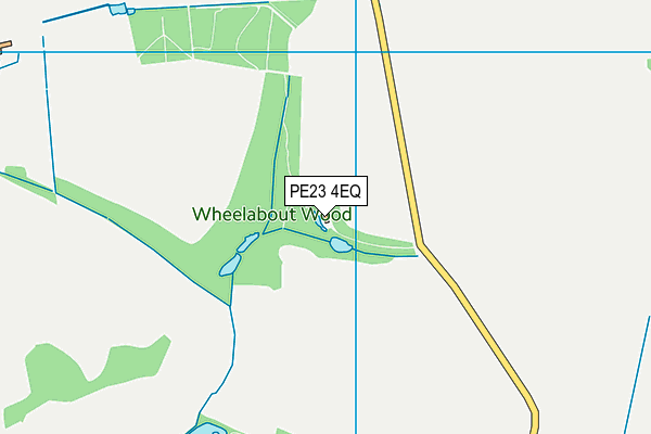PE23 4EQ map - OS VectorMap District (Ordnance Survey)