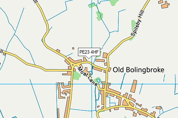 PE23 4HF map - OS VectorMap District (Ordnance Survey)