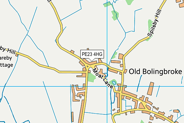 PE23 4HG map - OS VectorMap District (Ordnance Survey)