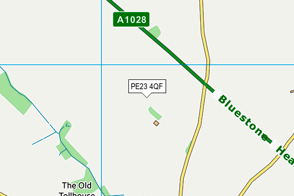 PE23 4QF map - OS VectorMap District (Ordnance Survey)