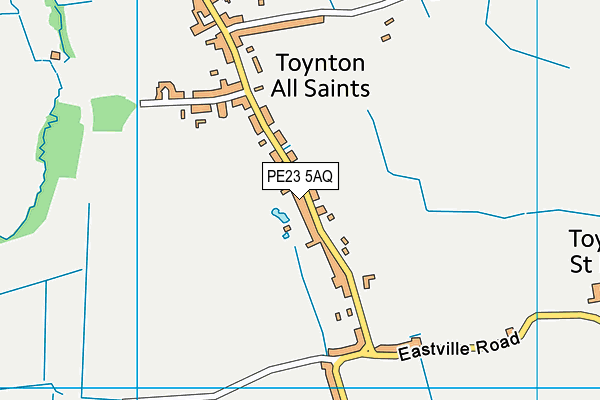 Toynton All Saints Primary School map (PE23 5AQ) - OS VectorMap District (Ordnance Survey)
