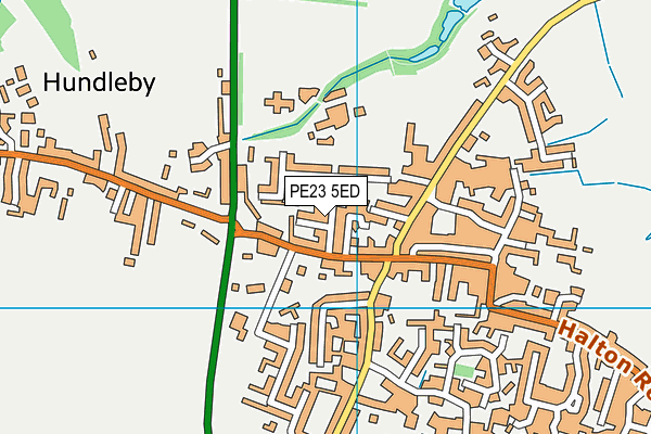 PE23 5ED map - OS VectorMap District (Ordnance Survey)