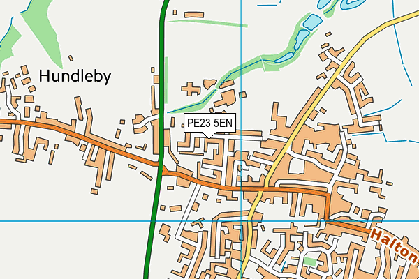 PE23 5EN map - OS VectorMap District (Ordnance Survey)