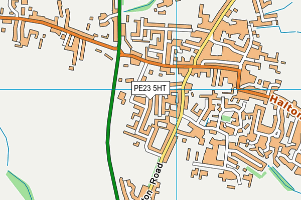 PE23 5HT map - OS VectorMap District (Ordnance Survey)