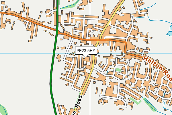 PE23 5HY map - OS VectorMap District (Ordnance Survey)