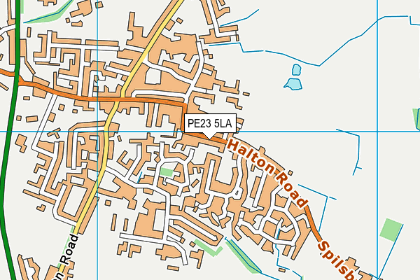 PE23 5LA map - OS VectorMap District (Ordnance Survey)