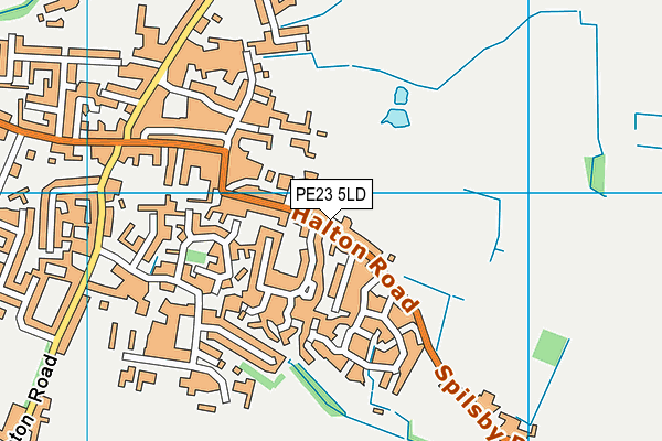 PE23 5LD map - OS VectorMap District (Ordnance Survey)