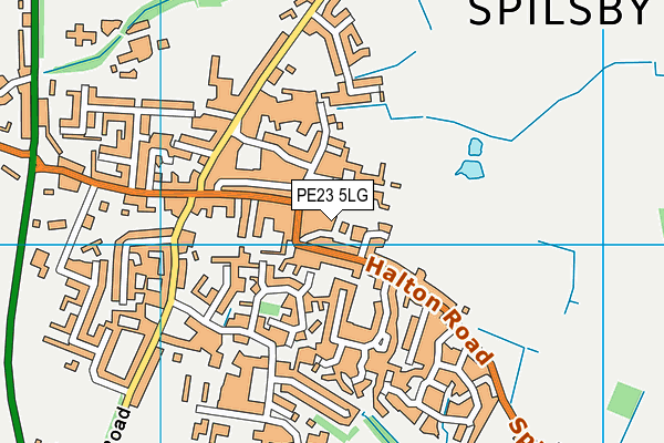 PE23 5LG map - OS VectorMap District (Ordnance Survey)