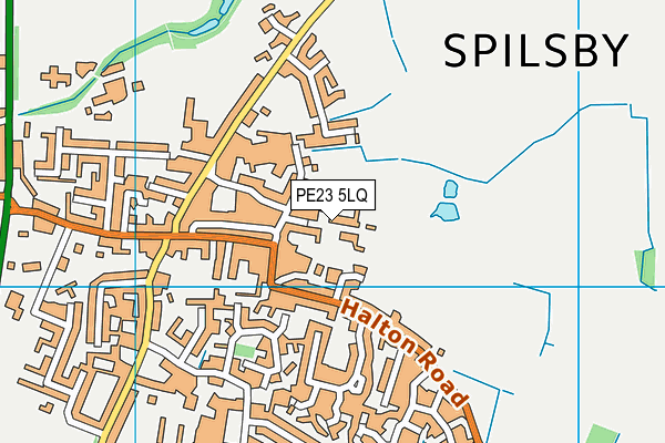 PE23 5LQ map - OS VectorMap District (Ordnance Survey)