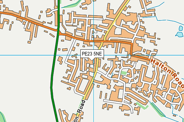 PE23 5NE map - OS VectorMap District (Ordnance Survey)