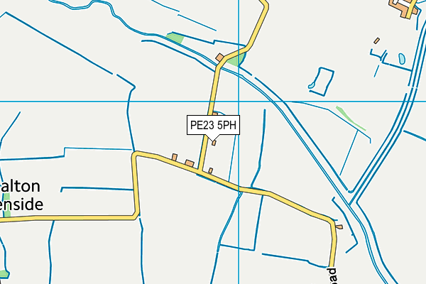 PE23 5PH map - OS VectorMap District (Ordnance Survey)
