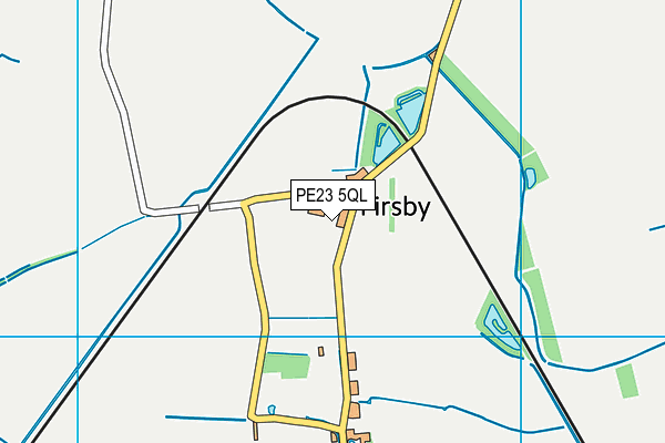 PE23 5QL map - OS VectorMap District (Ordnance Survey)