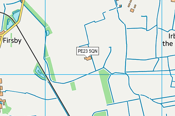 PE23 5QN map - OS VectorMap District (Ordnance Survey)