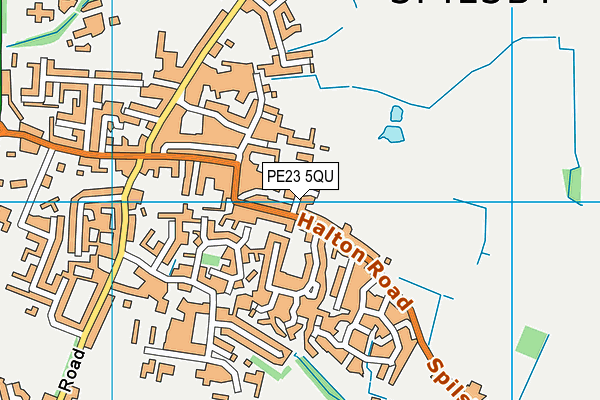 PE23 5QU map - OS VectorMap District (Ordnance Survey)