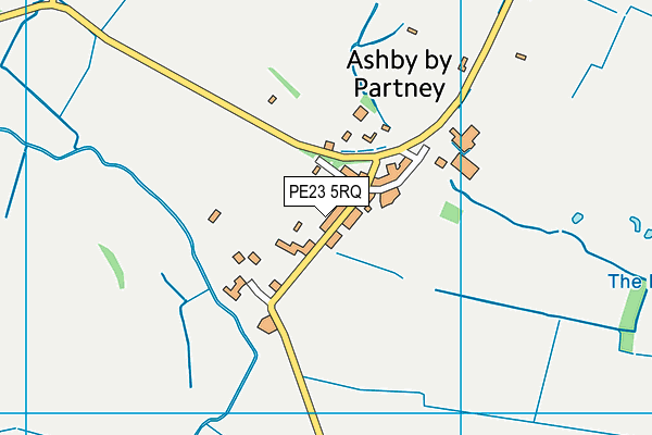 PE23 5RQ map - OS VectorMap District (Ordnance Survey)